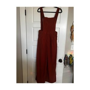 Cider Burnt Orange Corduroy Jumpsuit 🧡